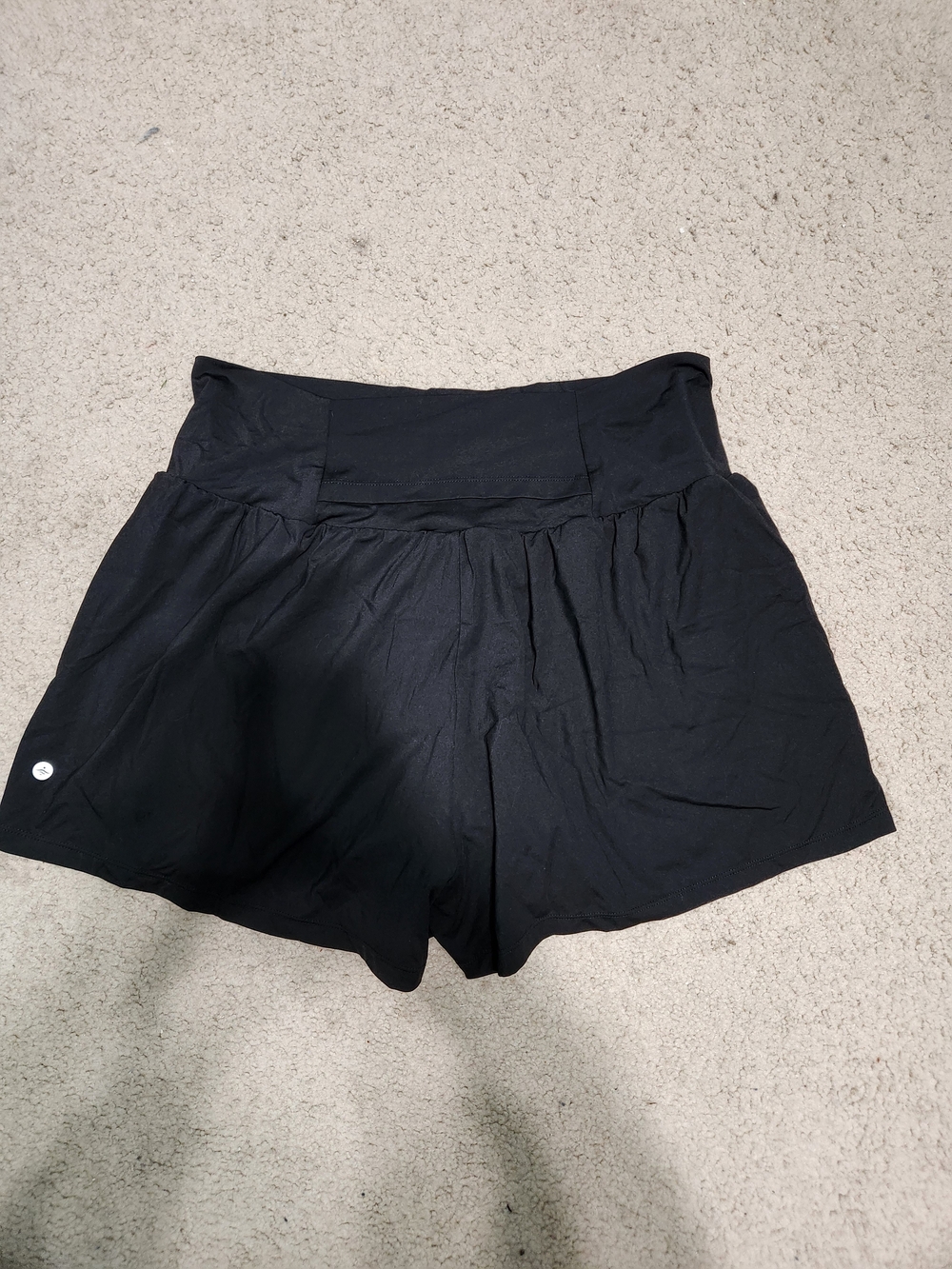 HALARA Black High-Rise Athletic Shorts